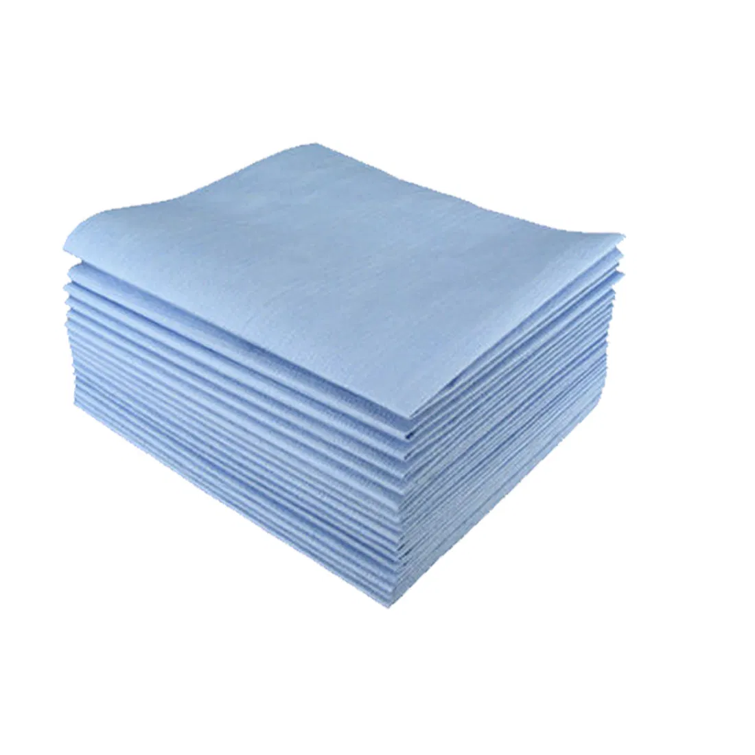55%Cellulose 45%Polyester Blue Folding X60 Cleaning Wipes