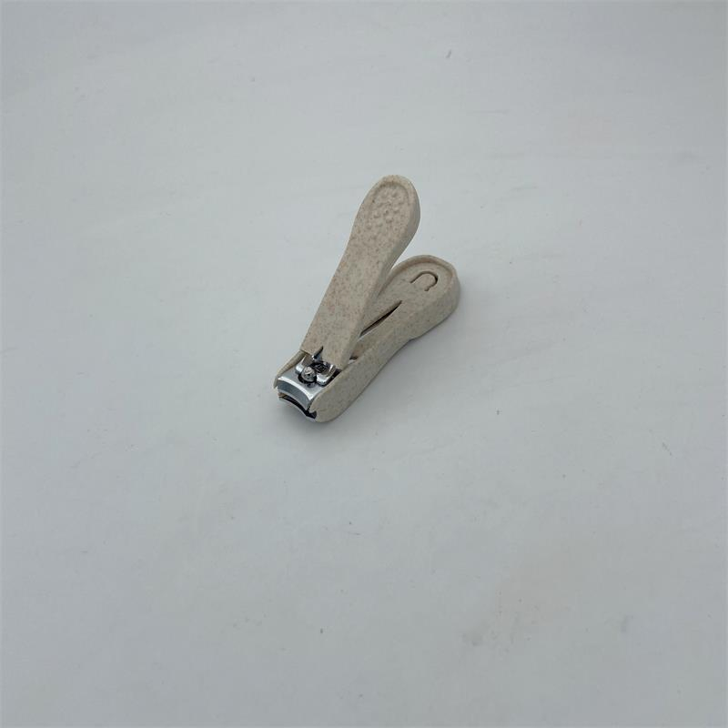 Foshan Environmentally Friendly New Kind Middle Nail Clippers Cutter with Wheat Straw Plastic Case Collector