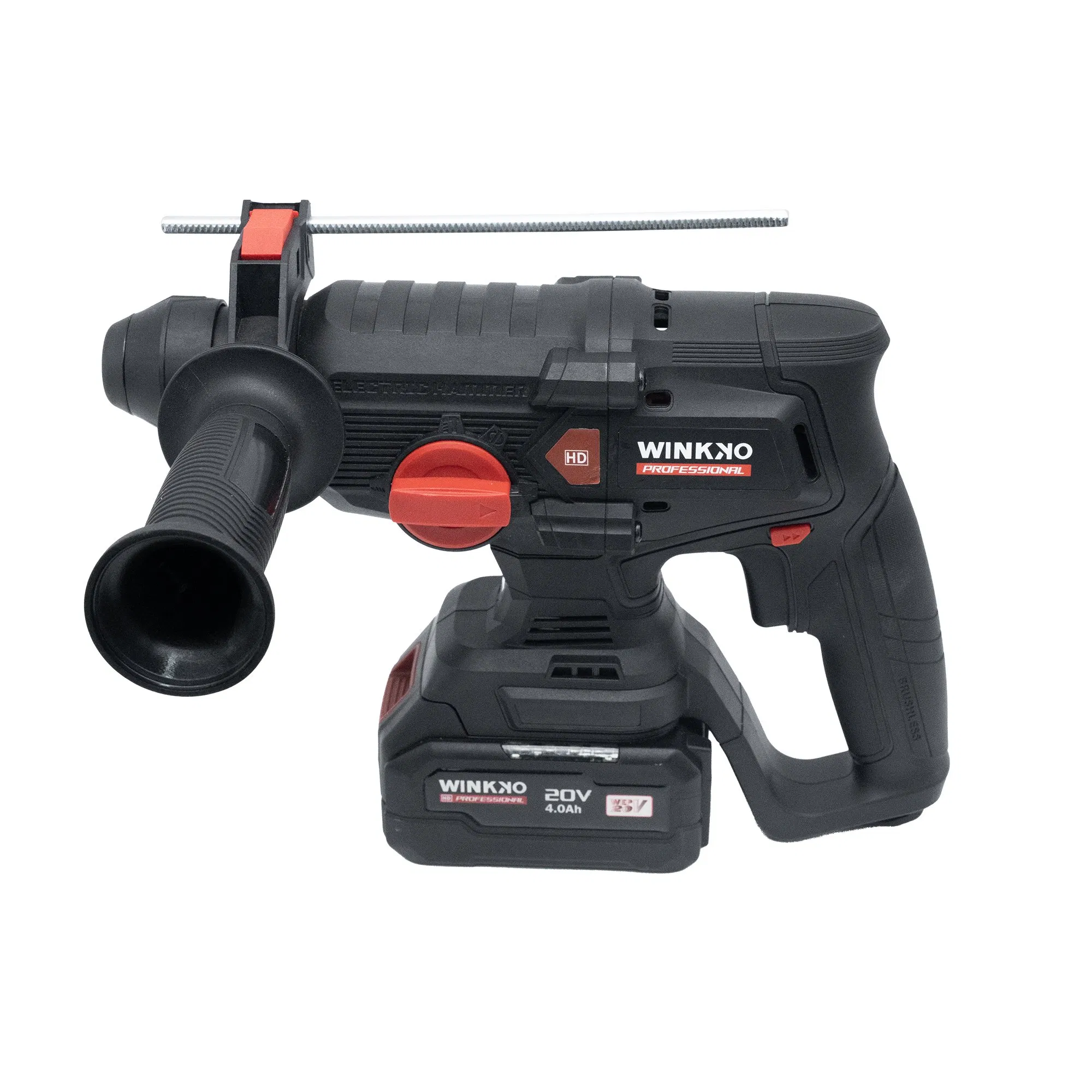 High-Power 18/20V Cordless Electric Hammer with Durable Brushless Motor