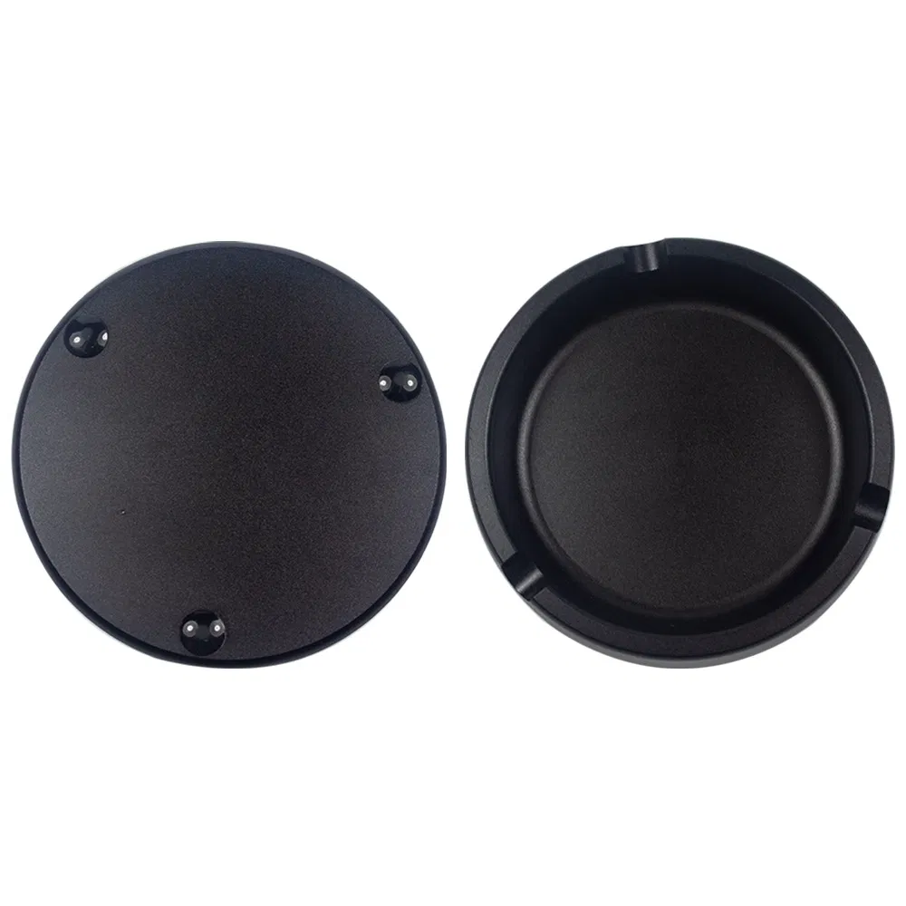 Smoking Accessories Outside Diameter 100mm Simple Design Metal Round Aluminum Smoking Ashtray