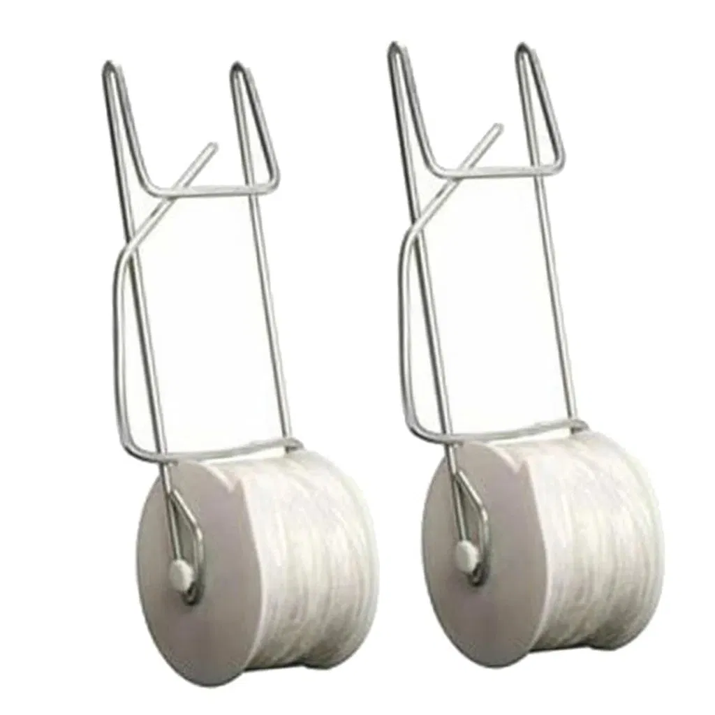 Tomato Trellis Roller Hooks with 15m Rope, Support Clamps for Farm Planting Fruit Tomato