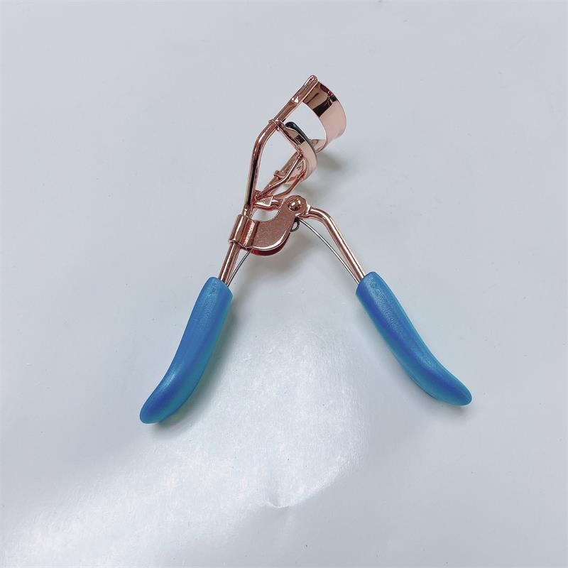 Custom Eye Beauty Professional Silicone Pad Eyelash Curler False Eyelash Curler with Plastic Handle