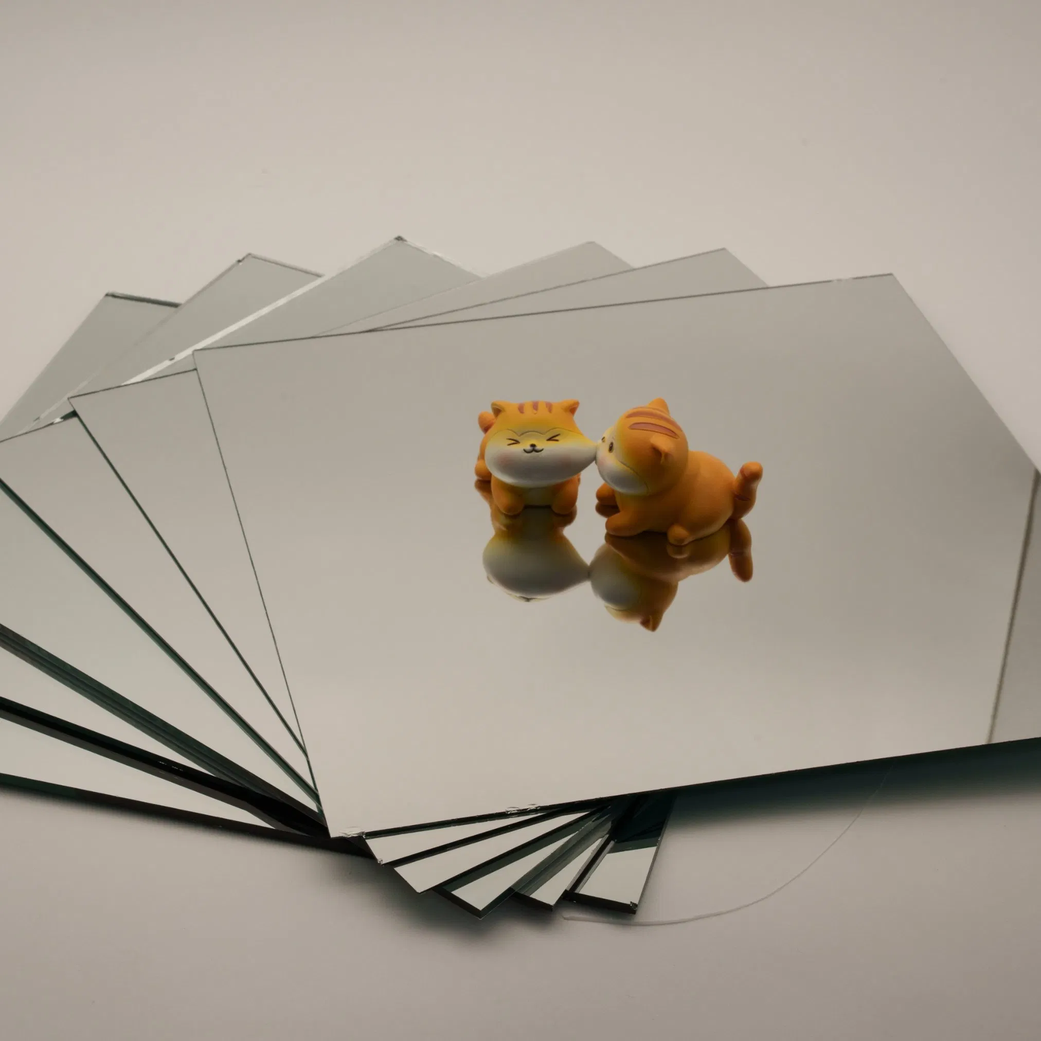 Factory Wholesale 3mm, 4mm Single Coated Silver Mirror Glass for Decoration