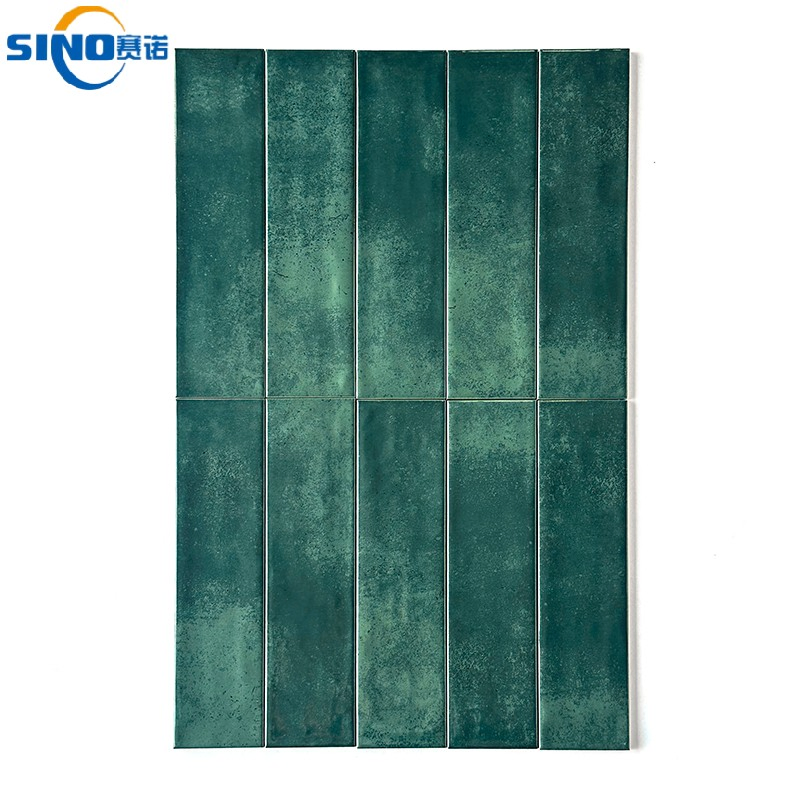 75*300mm Inkjet Glossy Ceramic Tiles Strip Shape Tiles Interior Room Tiles