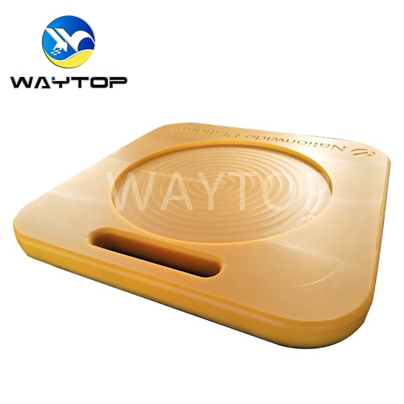 Heavy-Duty HDPE Sheet Crane Outrigger Pads with Customized Logo and Impact Strength