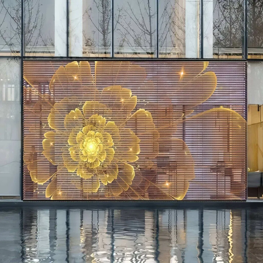 High-Visibility Transparent LED Display for Effective Advertising Solutions