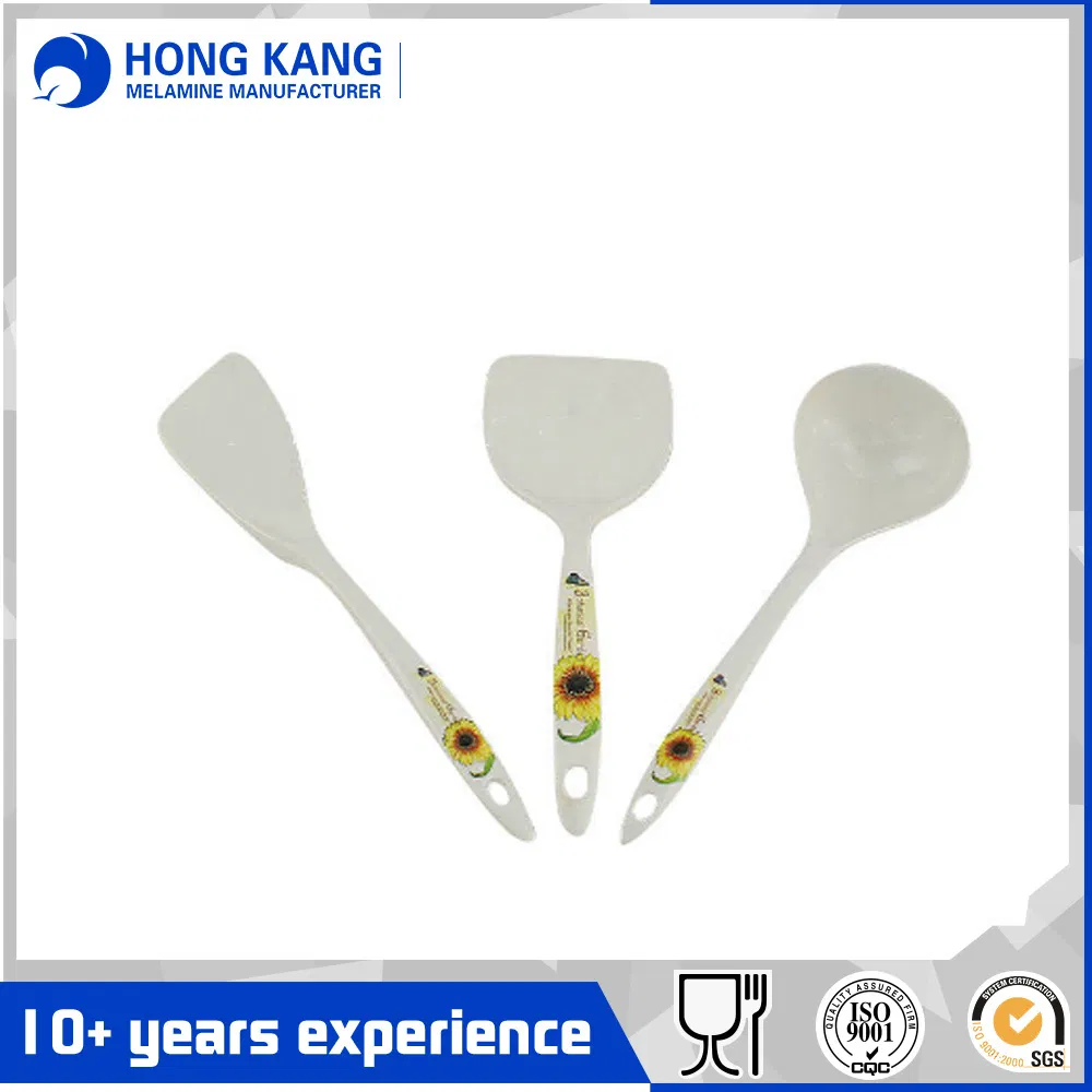Passed RoHS FDA Melamine Cutlery Set with Logo