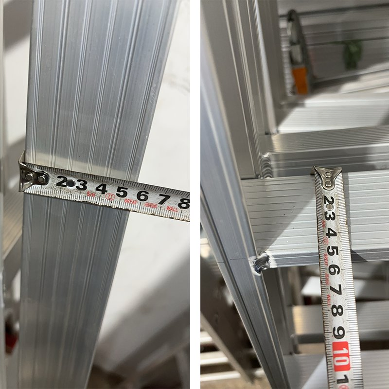 Portable Household Aluminum 4 Step Ladders Scaffold Ladder / Aluminium Folding Ladder