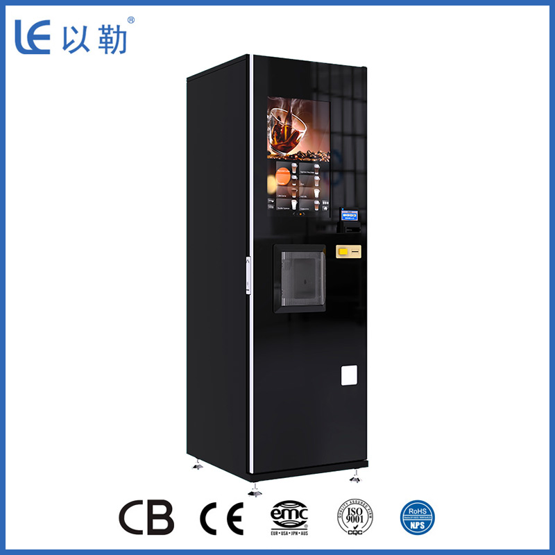 Le308b Commercial Free Standing Bean-to-Cup Coffee Vending Machine for Hot Drinks