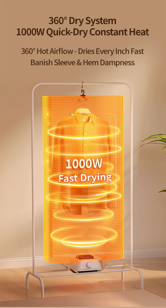 Portable Hanging Travel Dryer for Large Capacity Hotel and Home Use