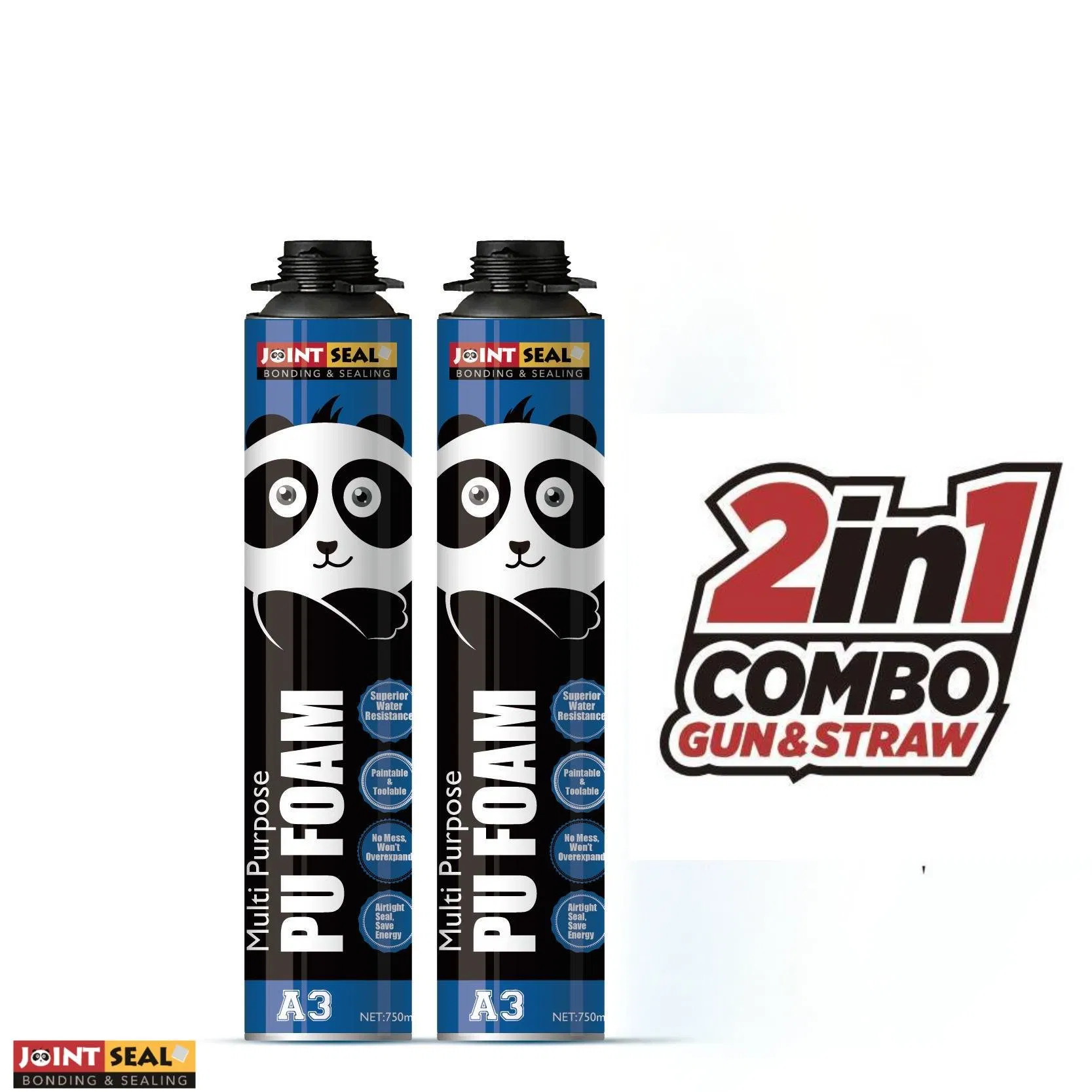 Excellent Building Chemical PU Spray Foam Material Gap Filling Polyurethane for Bonding