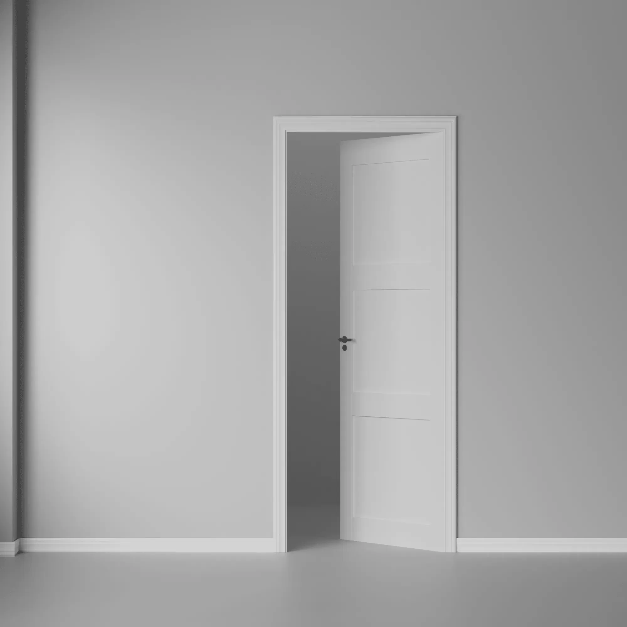 Modern Indoor Wood Door for Bedroom Finished Surface Waterproof Feature for Hospital and School Application