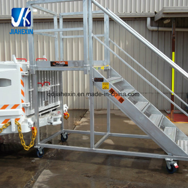 Customized Steel Working Platform with Steel Staircase