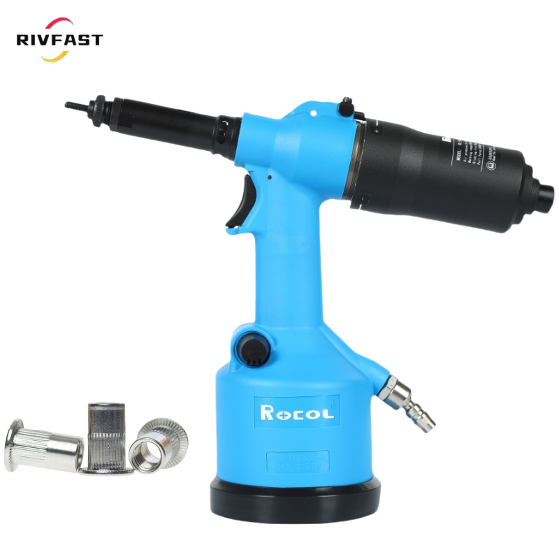 Пневматическая заклепочная машина с высокой силой тяги