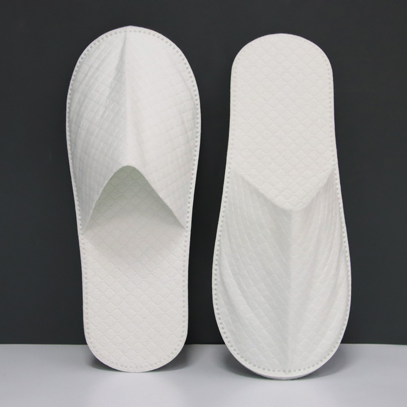 Hot Selling Customized Hotel Disposable White Slippers
