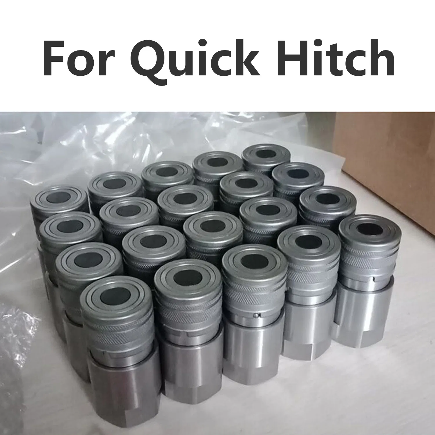 Naiwo Quick Connector 1/2 Bsp Quick Release Coupling Steel Flat Face Quick Coupler Plug Set