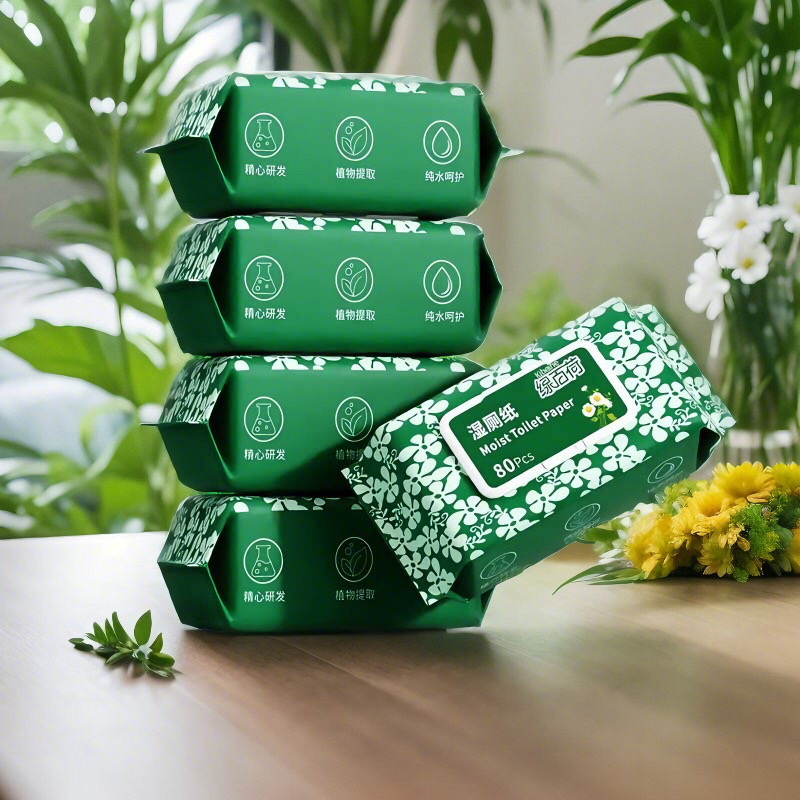 New Arrvial Factory Flushable Biodegradable None-Waven Pure Water Toilet Wipes