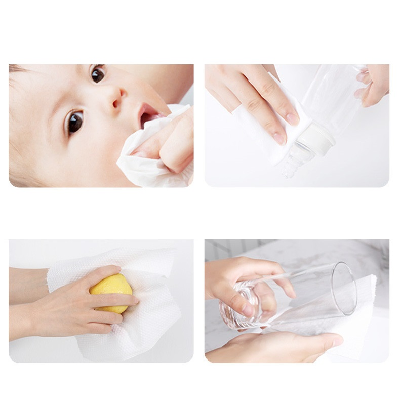 Wholesale Disposable Cotton Soft Face Cleansing Towel for Baby Care