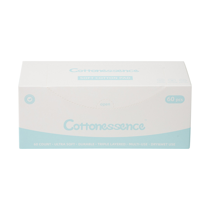 The Original Factory Wholesale Double-Sided Double-Effect Square Box Makeup Remover Cotton Pads