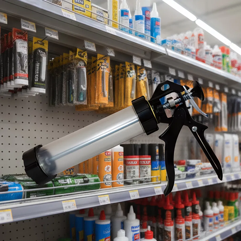 Rofessional Caulking Gun with Ergonomic Grip for Easy Use