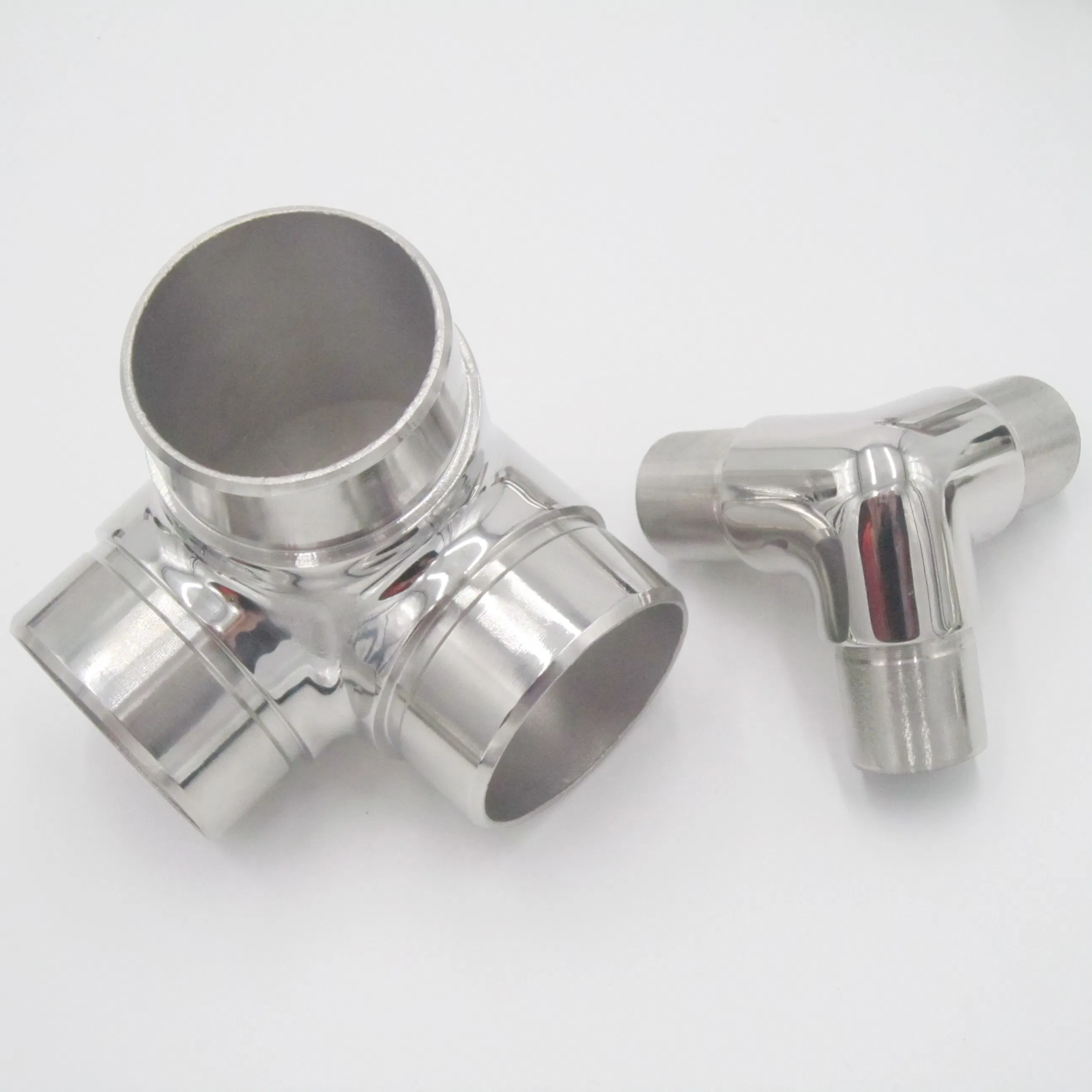 304 Stainless Steel Stair Railing 90 Degree Elbow Tee Fitting