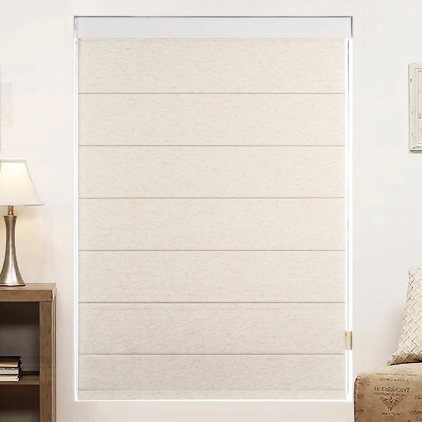 Factory Direct Modern Cordless Roman Blinds Curtains Blackout Polyester Office Bedroom Vertical Horizontal Manual Roman Shades