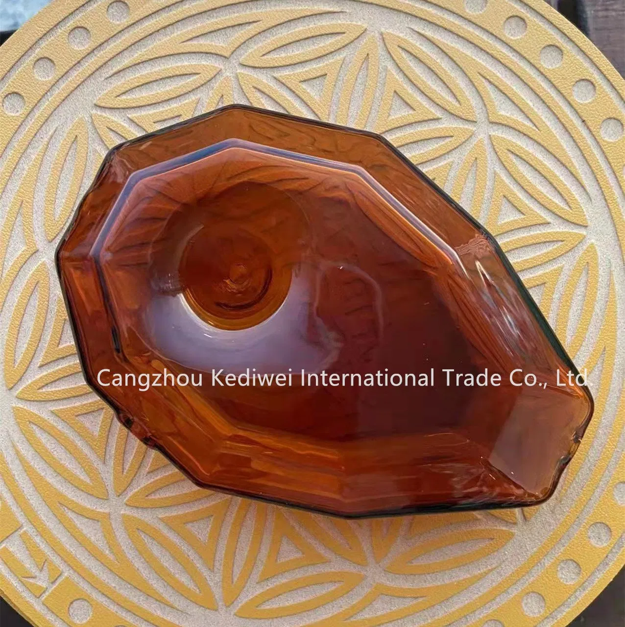 Borosilicate Gemstone Shaped Glass Hand Pipe Smoking Pipe Oil Burner Factory Customize