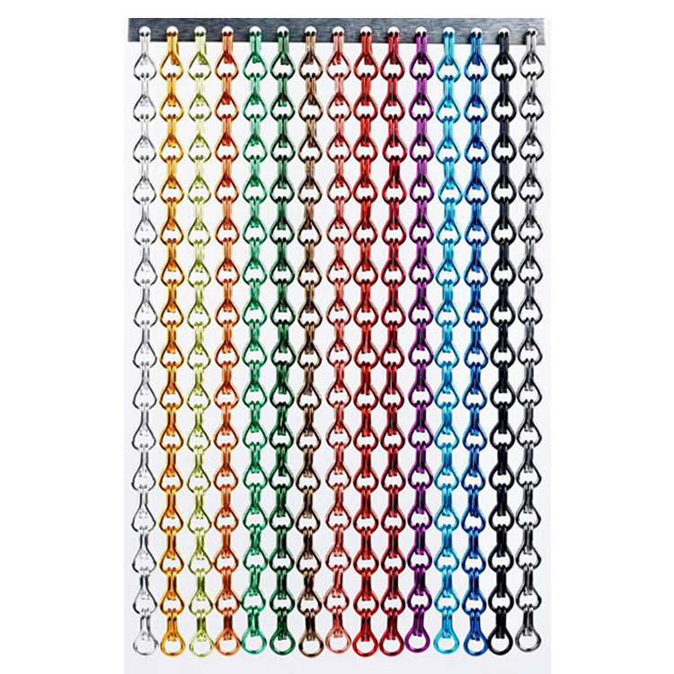 Customized High Strength Aluminum Metal Mesh Curtain Chain Drapery Fabric