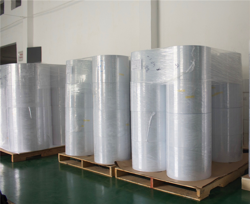 Direct Thermal Paper Raw Material Jumbo Roll Yellow White Blue Glassine Silicone Release Paper Big Roll