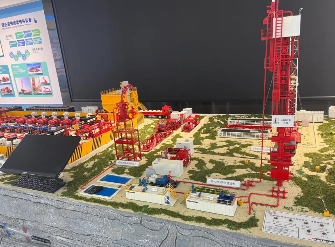 Unique Handcrafted Marine Operation Model Display for Office Sculpture