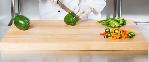 Разделочная доска Weljia из каучукового дерева 12x18 дюймов