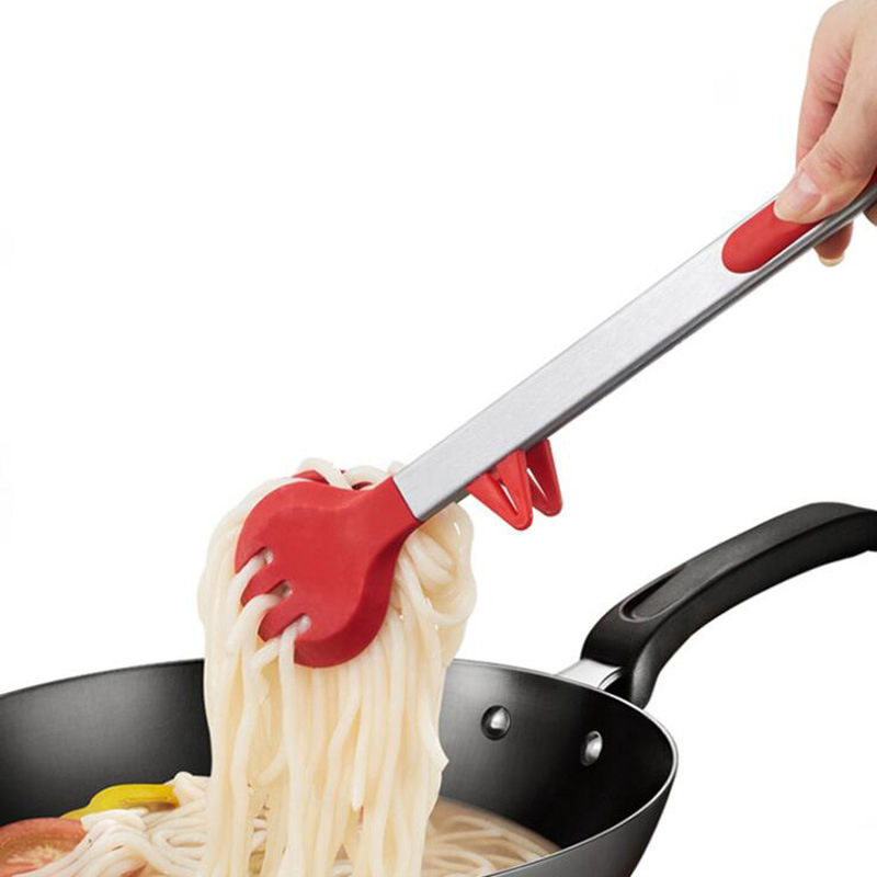 Kitchen Tongs with Silicone Stainless Steel Non-Stick Heat Resistant Wbb11920