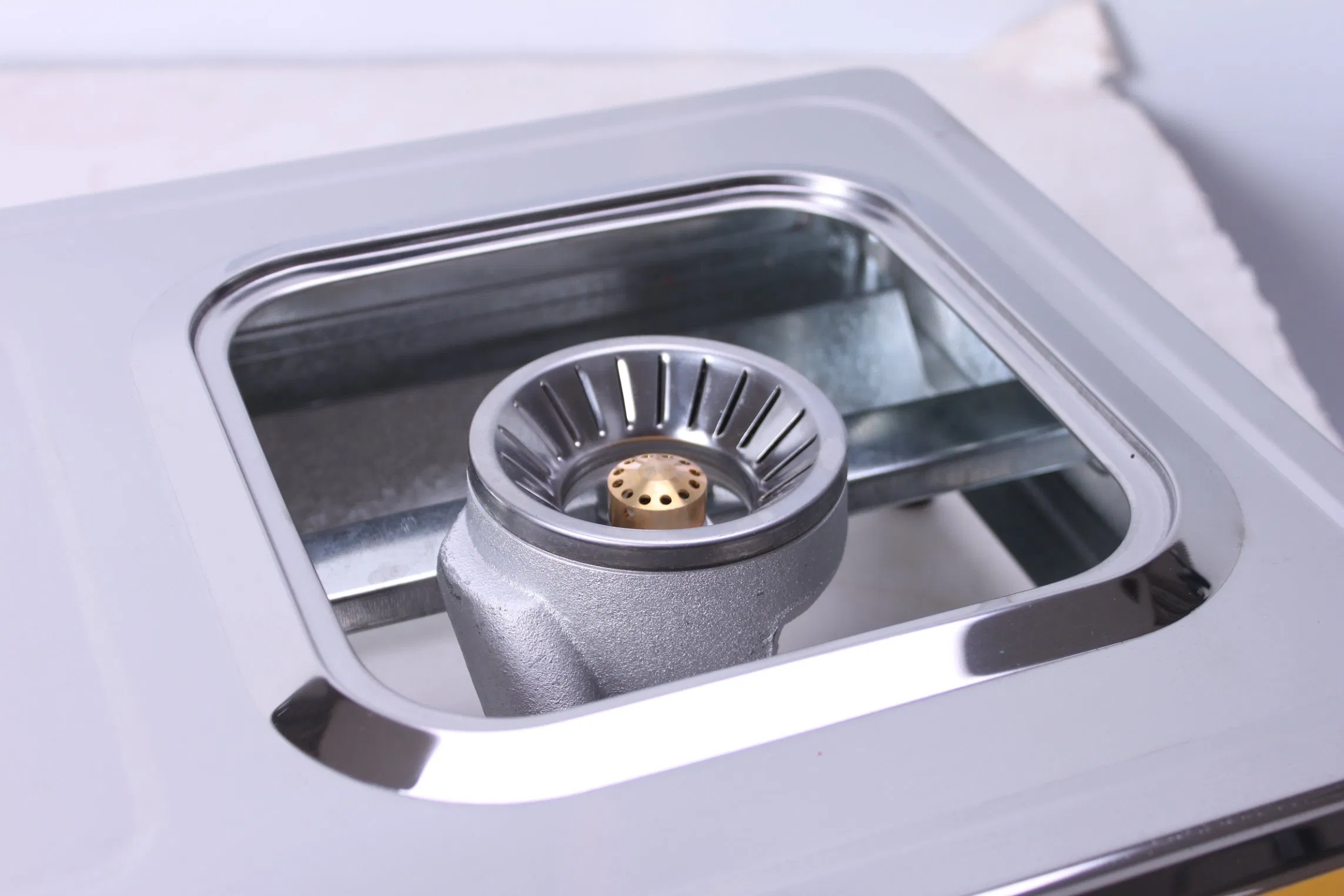 Xunda Table Top Gas Stove with 2 Burner and Stainless Steel Surface