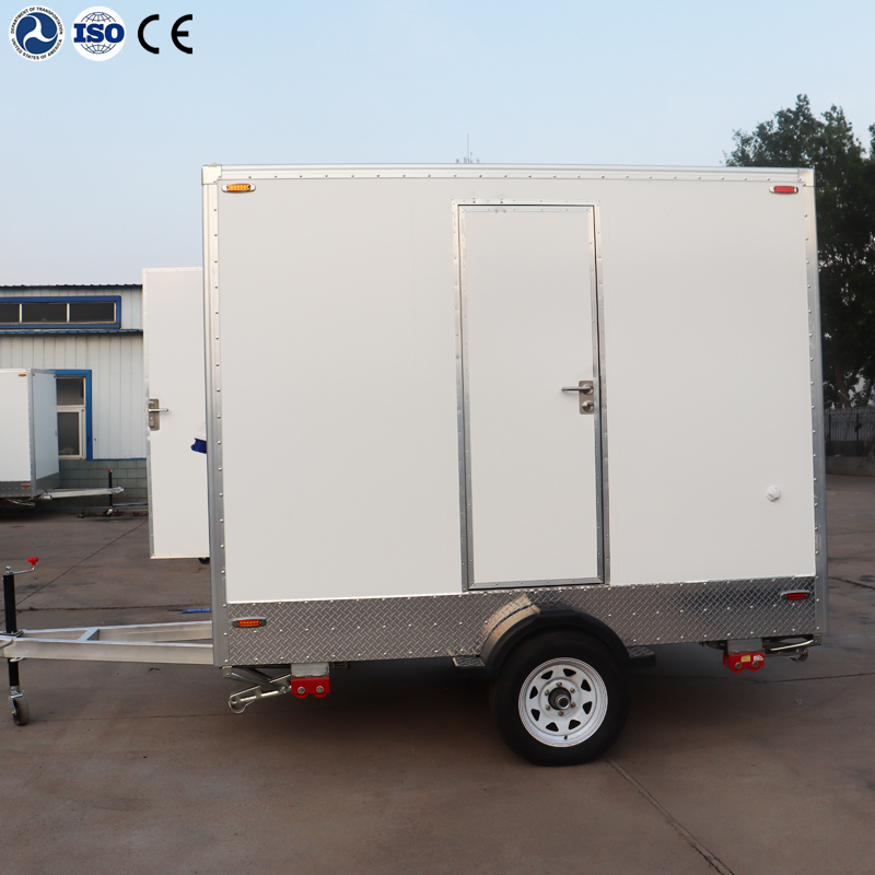 2026 Restroom Toilet Trailer Solar Camping Trailers with Toilet Luxury Mobile Portable Outdoor Restroom Toilet