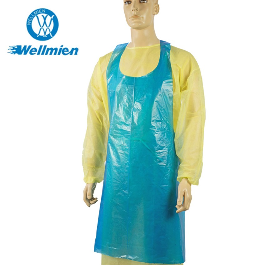 Medical Protective Aprons Disposable HDPE/LDPE Waterproof Plastic PE Apron