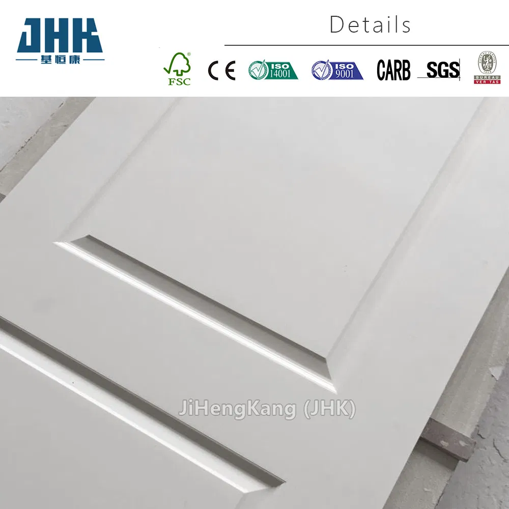 Jhk-001 Composite Slab White Primed Wood Door Skin