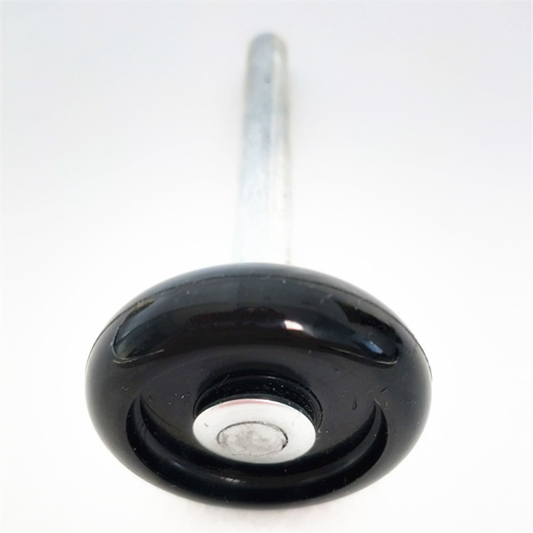 Black Without Bearing 46*120mm Nylon Roller Belong Garage Door Hardware Parts