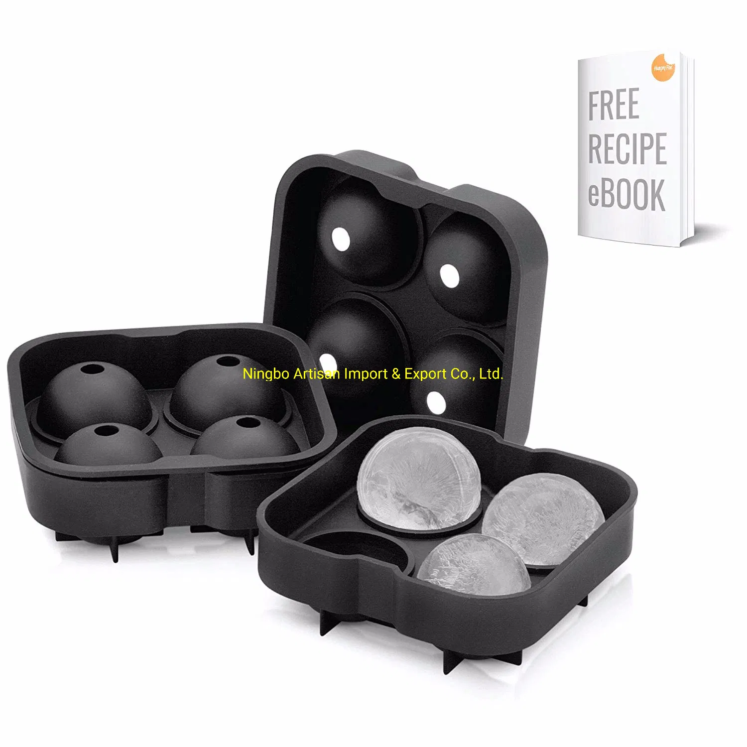 Manufacturer 2" Ball Mold Artic Chill Eight Spheres Ice Cubes
