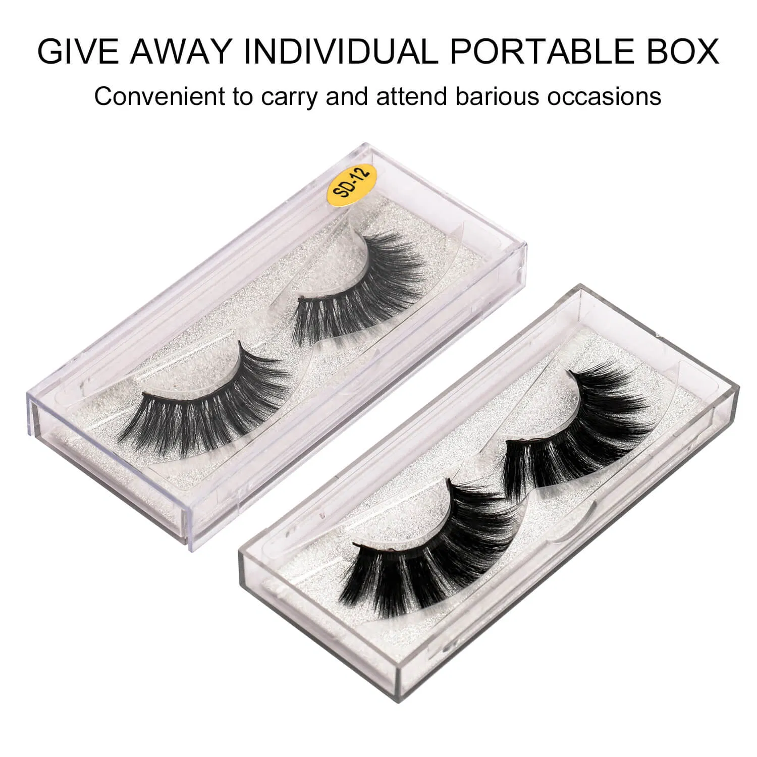 Hot Selling Private Label 3D Wispy Eyelash Fake Mink Eyelashes Supplier