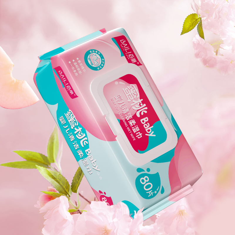 Factory Personalized Custom Sensitive Newborn Disposable Wet Wipes for Baby