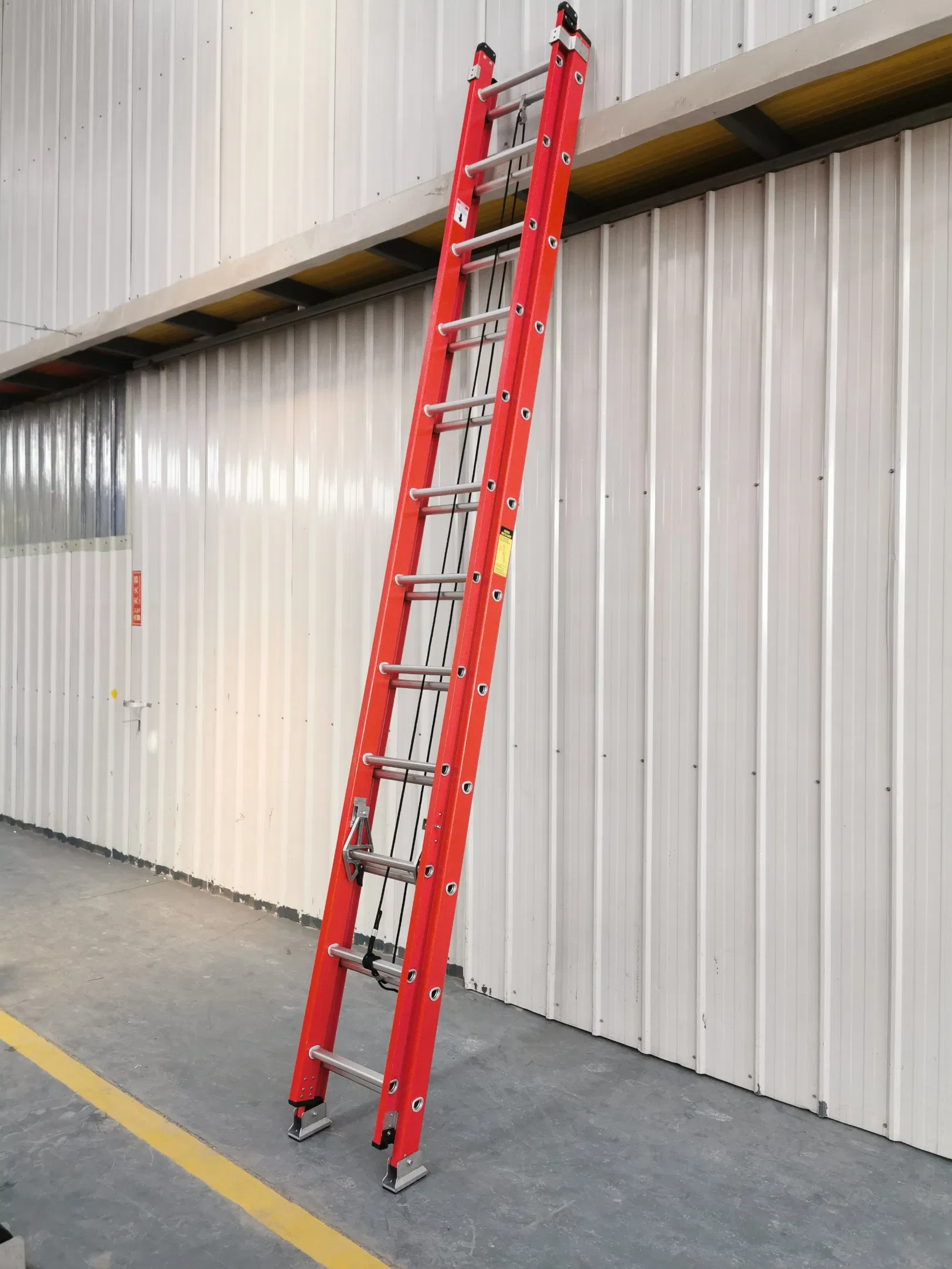 28FT Telescopica De Fibra De Vidro/ Fiberglass Ladder China Manufacturer
