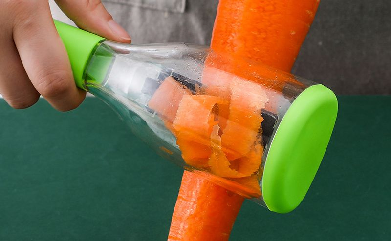 3 in 1 Multi Functional Stainless Steel Peeler for Fruit Vegetable with Storage Box Kitchen Tool