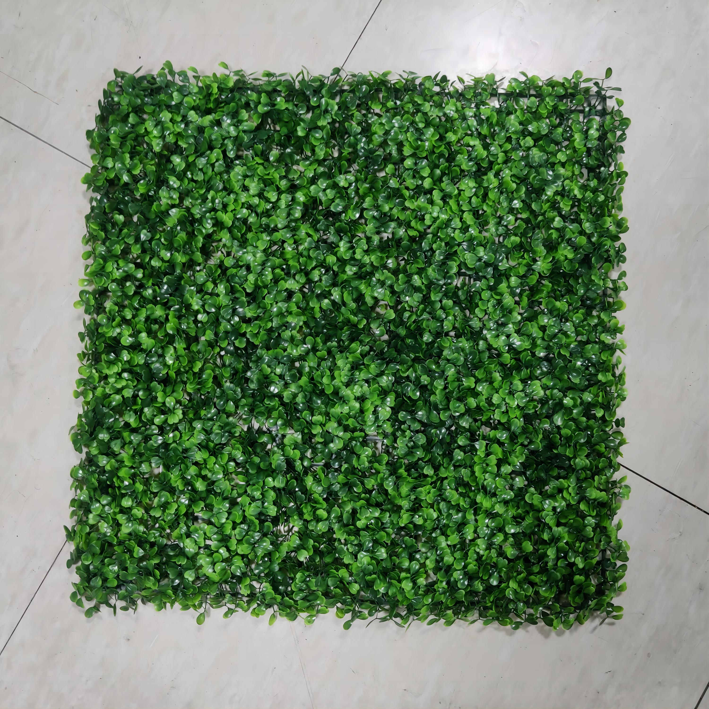 Панель искусственная самшит живая изгородь 50x50 см зеленая стена
