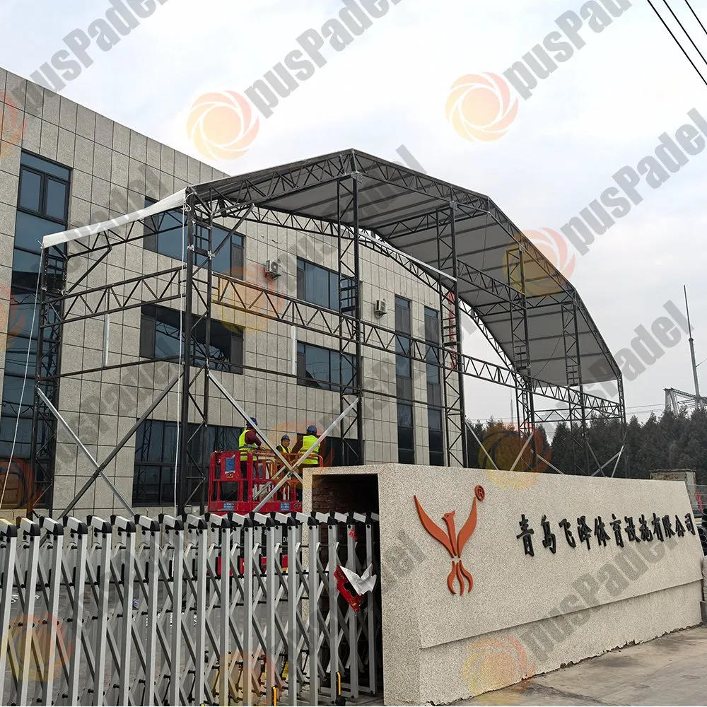 Tennis Court Supplier Factory Cheap and Fine Padel Court Cover Roof