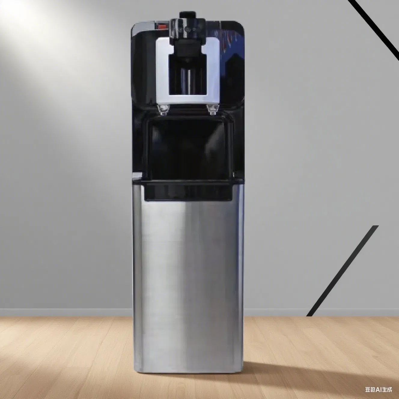 Vertical Espresso Coffee Maker Machine Hot Cold Water Cooler Dispenser for Home