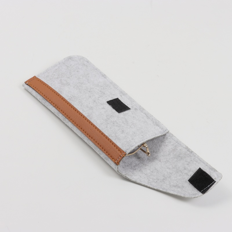 OEM Felt Lined Eyeglass Case - Custom Logo Sunglasses Holder with Protective Slip-in Design