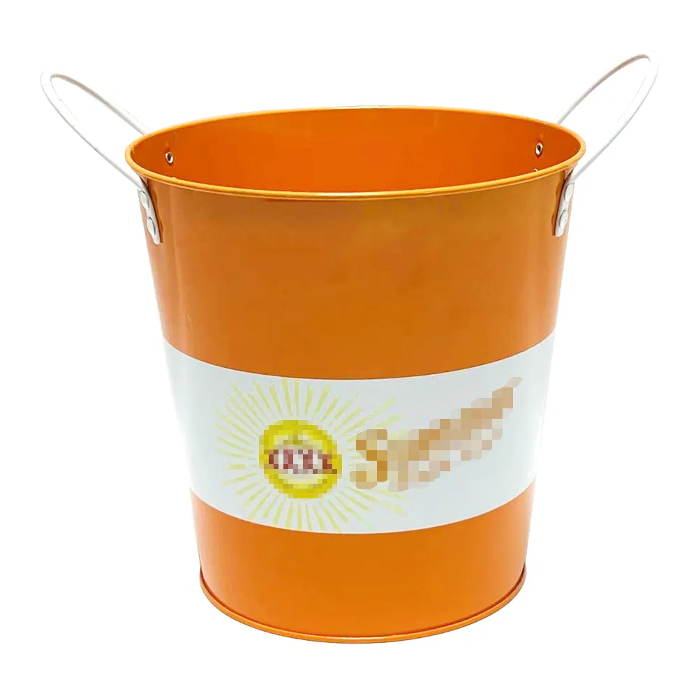 Wholesale Custom Metal Barrel Packs Unique Design High Quality Tinplate Bucket Food Safe Bucket for Beer