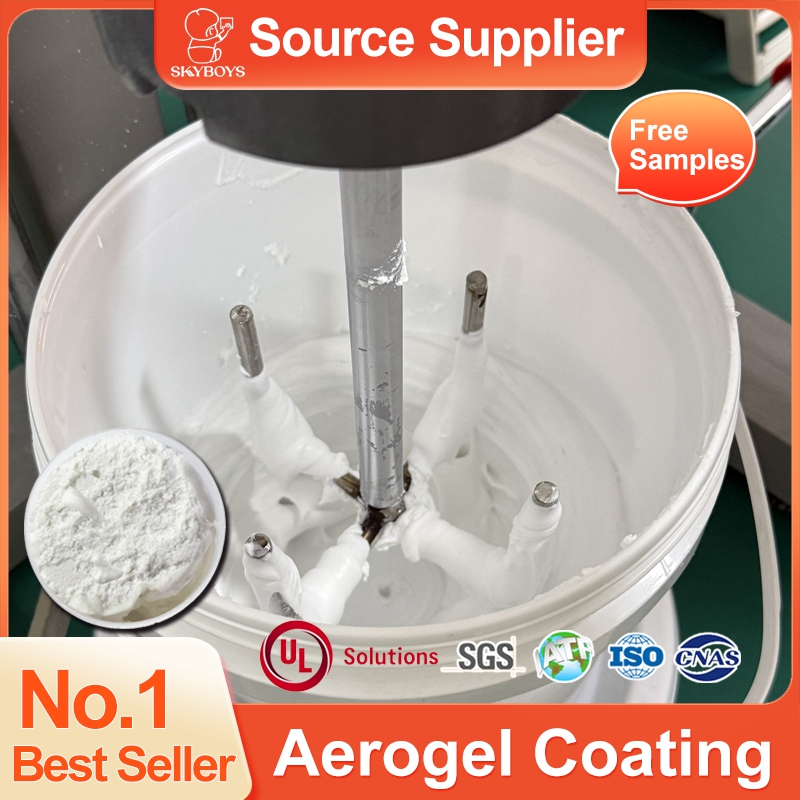 Hot Sale Coating Fireproof Aerogel Thermal Insulation Coating on Pipe