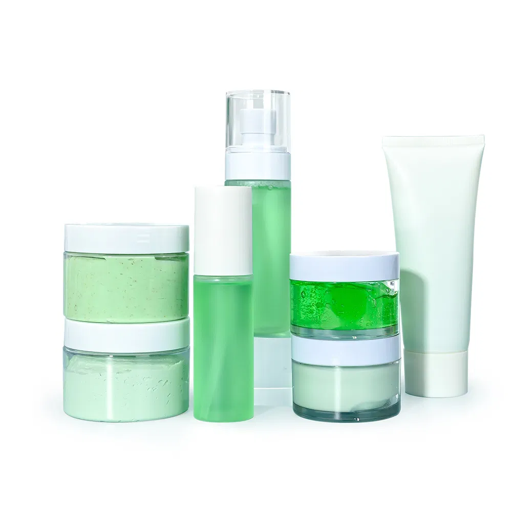 Custom Logo Natural Vegan Organic Green Whitening Anti Acne Anti Aging Tea Tree Skin Care Set