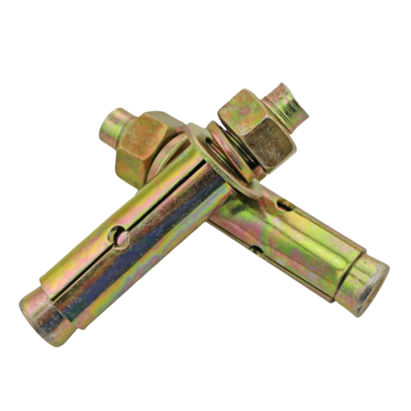 Color Zinc Plated Carbon Steel Grade 4.8 8.8 Expansion Sleeve Anchor Fixing Bolt